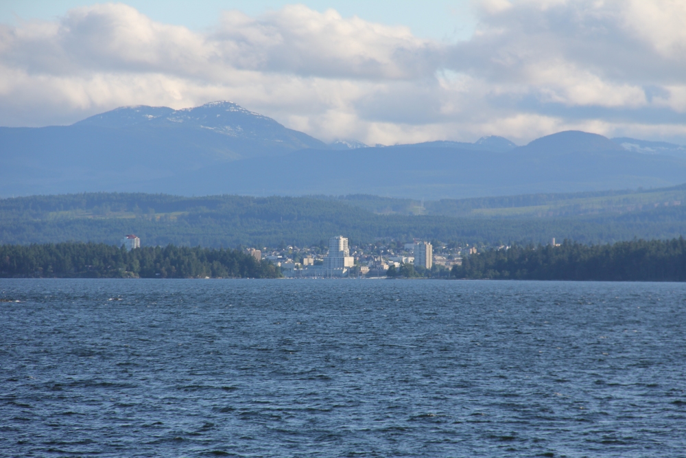 Nanaimo, BC from Georgia Strait